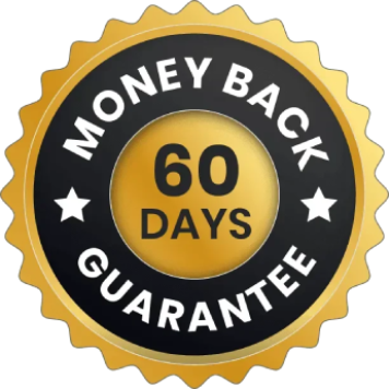 NewEra Protect 60-day money-back guarantee badge showing trust and confidence in bladder support product